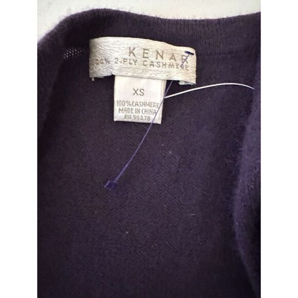 Kenar Women's Open Front With Clasps Cashmere Sweater Cardigan  Size Xs NWT - Picture 5 of 6